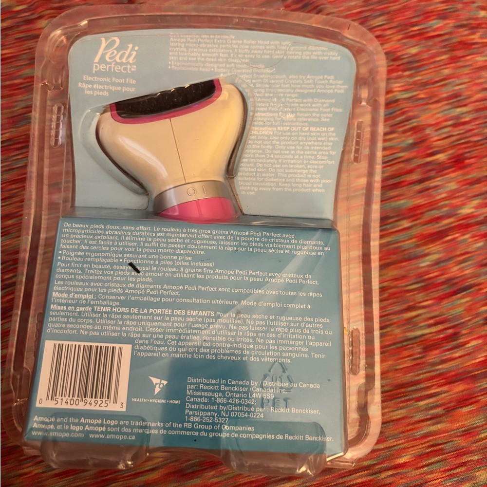Amope pink foot file